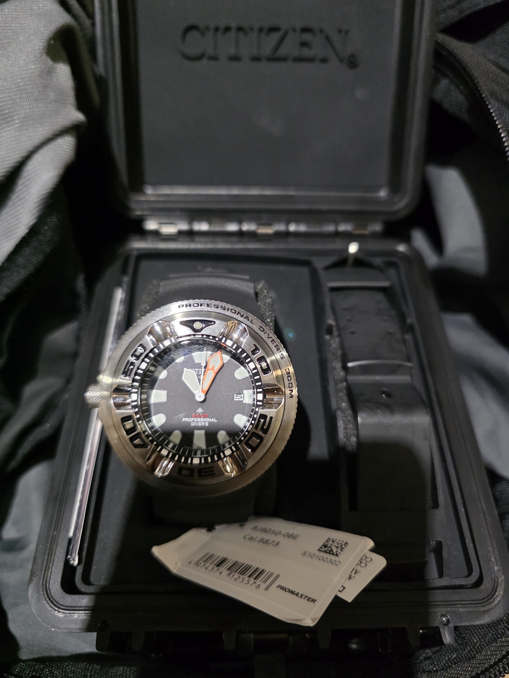 Citizen Men's Professional Diver Watch - Black & Silver